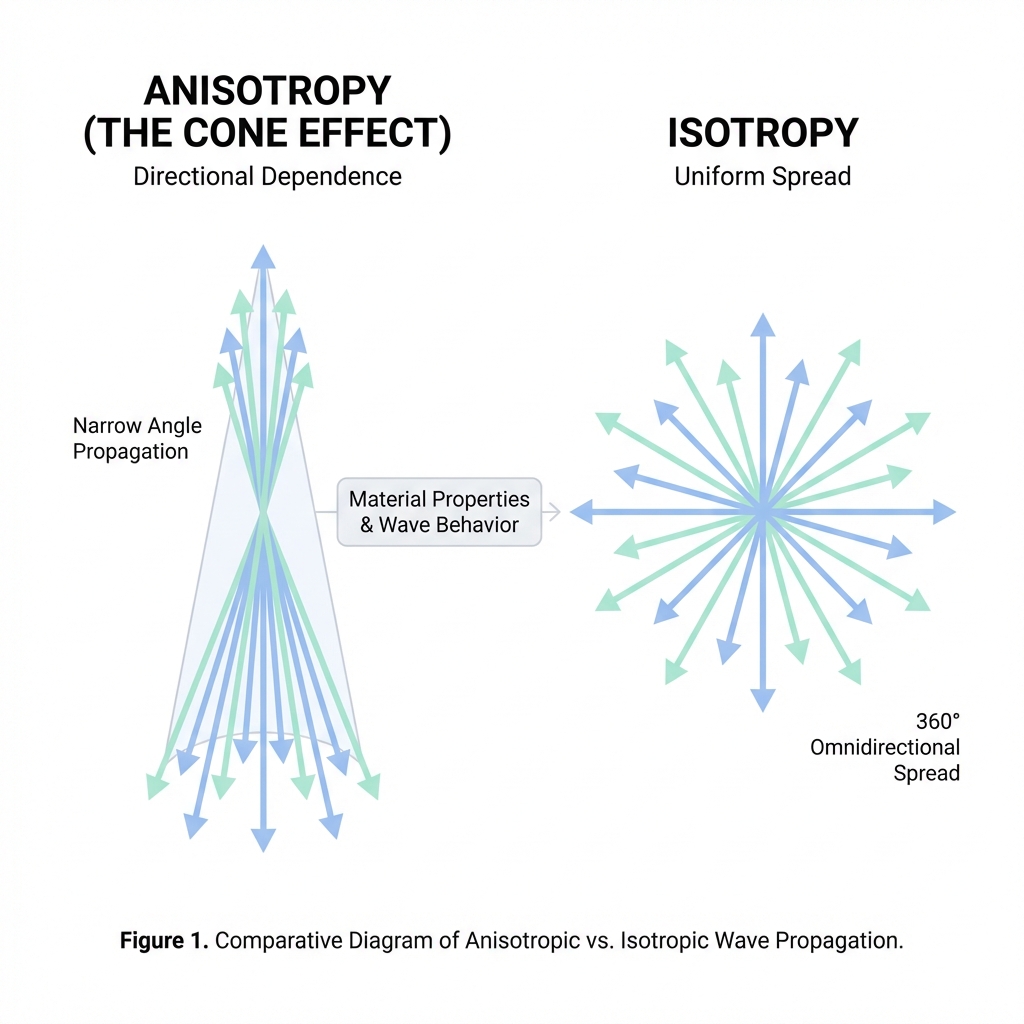 Anisotropy Cone Effect